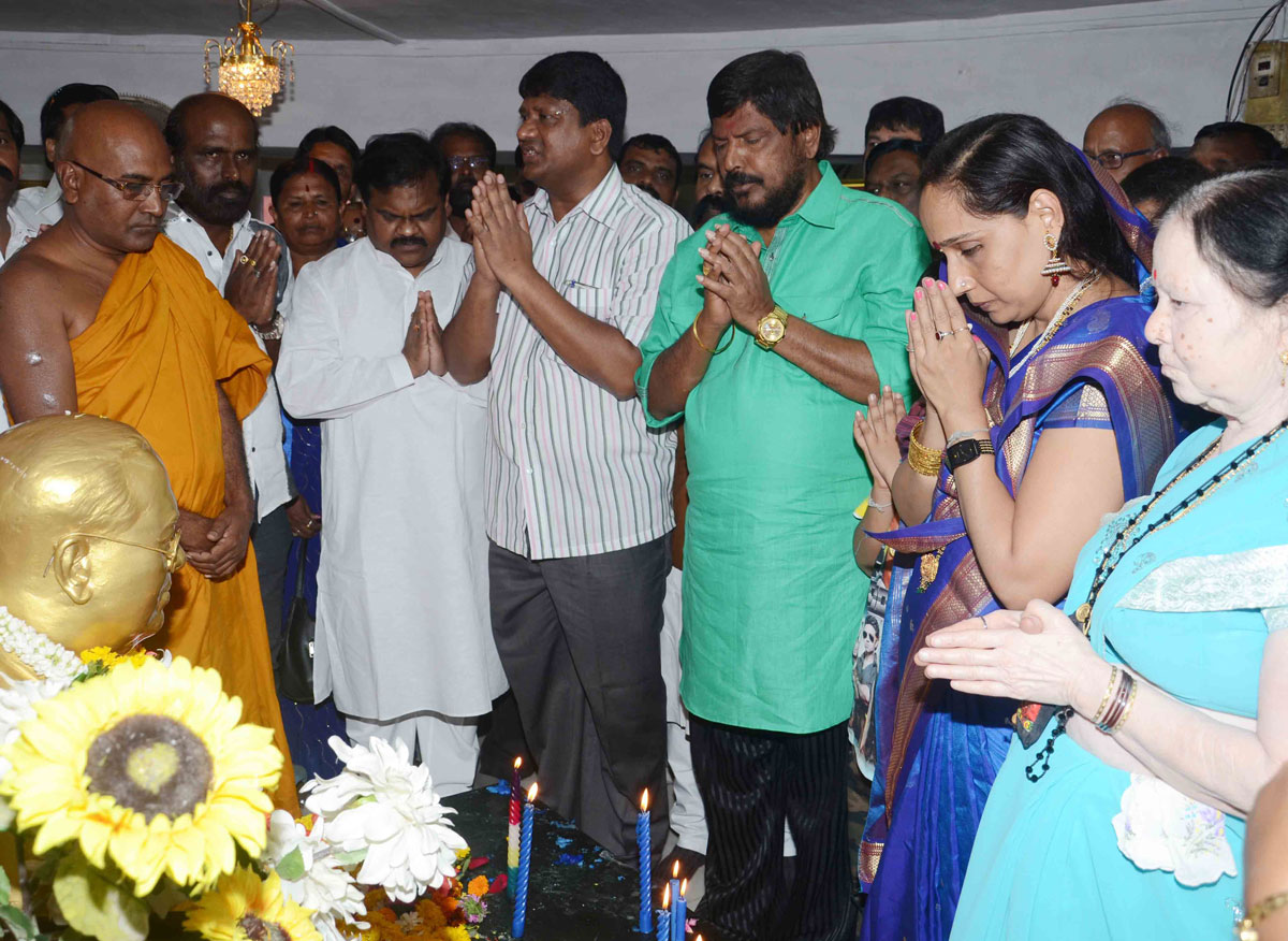 Mahayuti Candidate RPI Chief Ramdas Athawale Filled Rajya Sabha (MP) Nomination Form at Vidhan Bhavan.