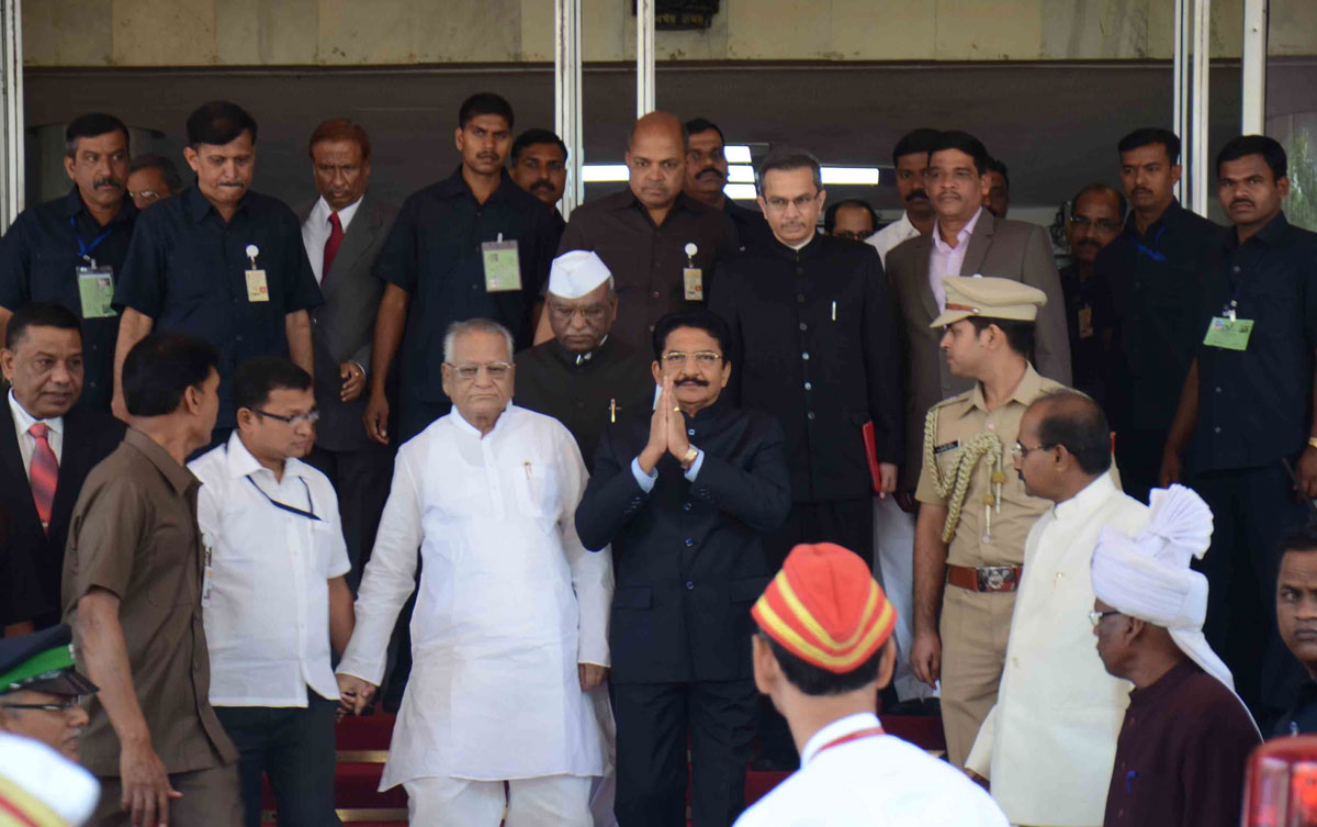 1st Day Budget Session at VIdhan Bhavan in Mumbai.