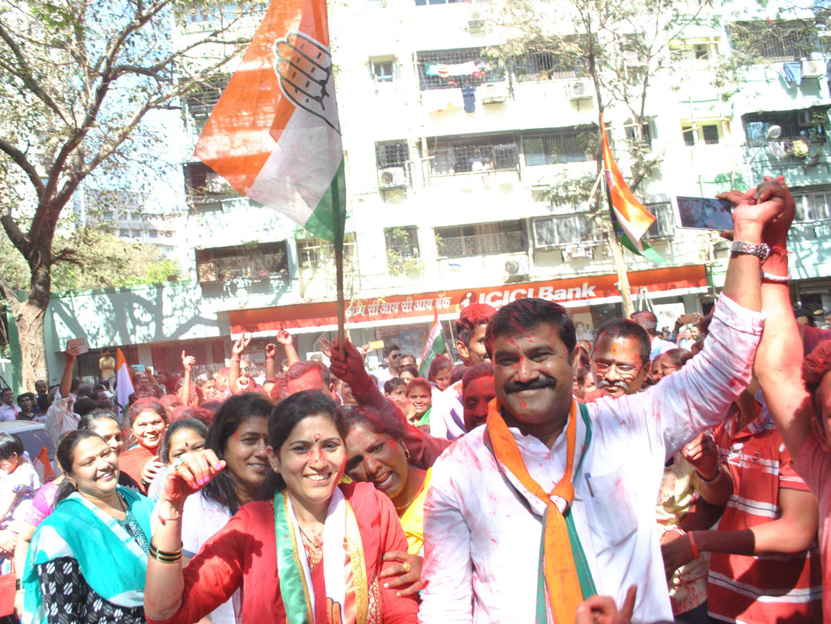 Sonam Manoj Jamsutkar Congress party Candidate Ward no 210 Wins
