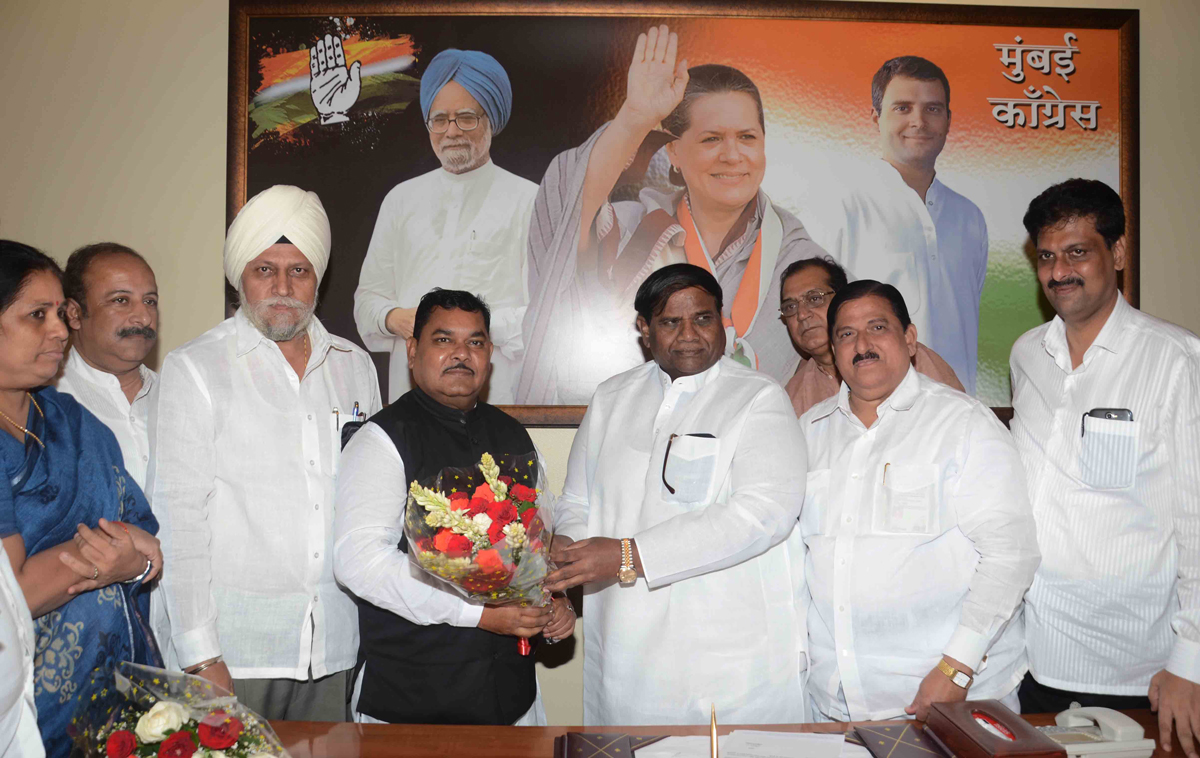 AICC SECRETARY & MAHARASHTRA STATE CONGRESS DY.OBSERVER SHIVRAJ VALMIKI VISIT & PRESS CONFERENCE AT MUMBAI CONGRESS.