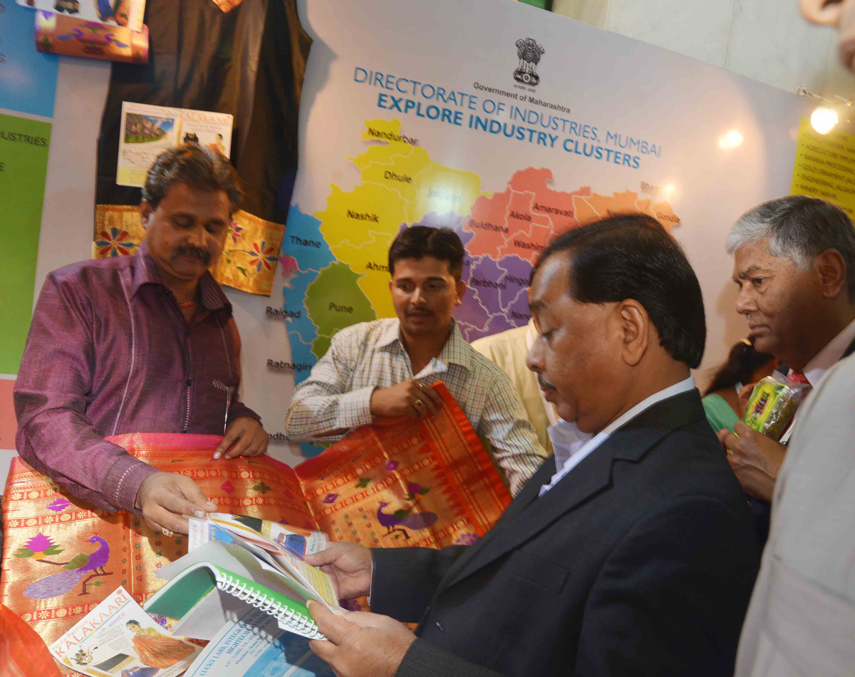MINISTER NARAYANRAO RANE AT WTC DURING 3RD GES AT WTC.