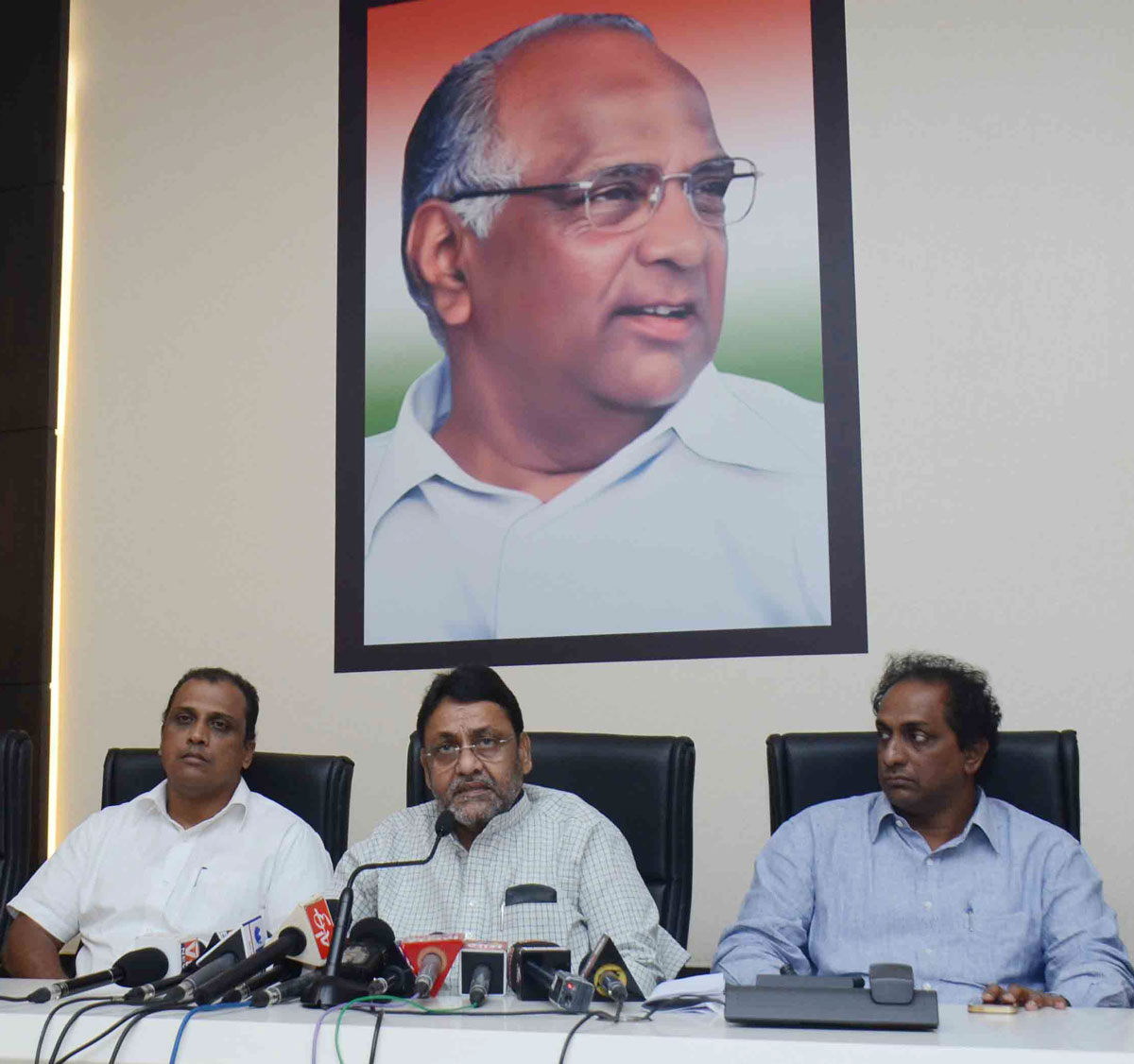 NCP Spokeperson Nawab Malik Press Conference.