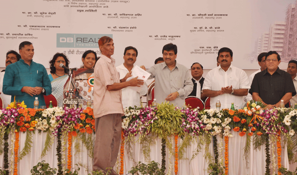 CM.ASHOK CHAVAN AT MAHUL GAON
