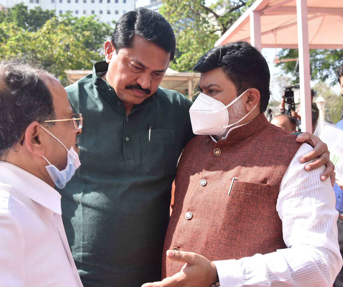 2nd Day Maharashtra Assembly's Budget Session 2021 at Vidhan Bhavan Mumbai.