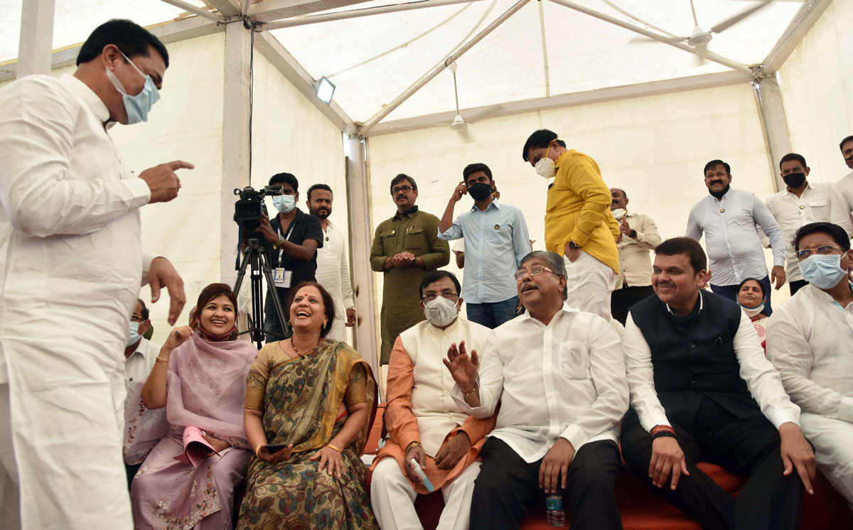 Vidhan Bhavan 2nd Day Assembly Monsoon Session at Mumbai.