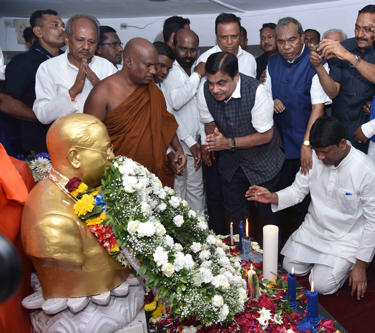 Abhivadan to Bharatna Dr.Babasaheb Ambedkar on his Mahaparinirvan Din at Chaityabhumi Dadar.