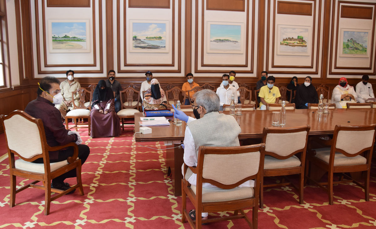 MLA Amin Patel with Delegation Meets Home Minister Anil Deshmukh.