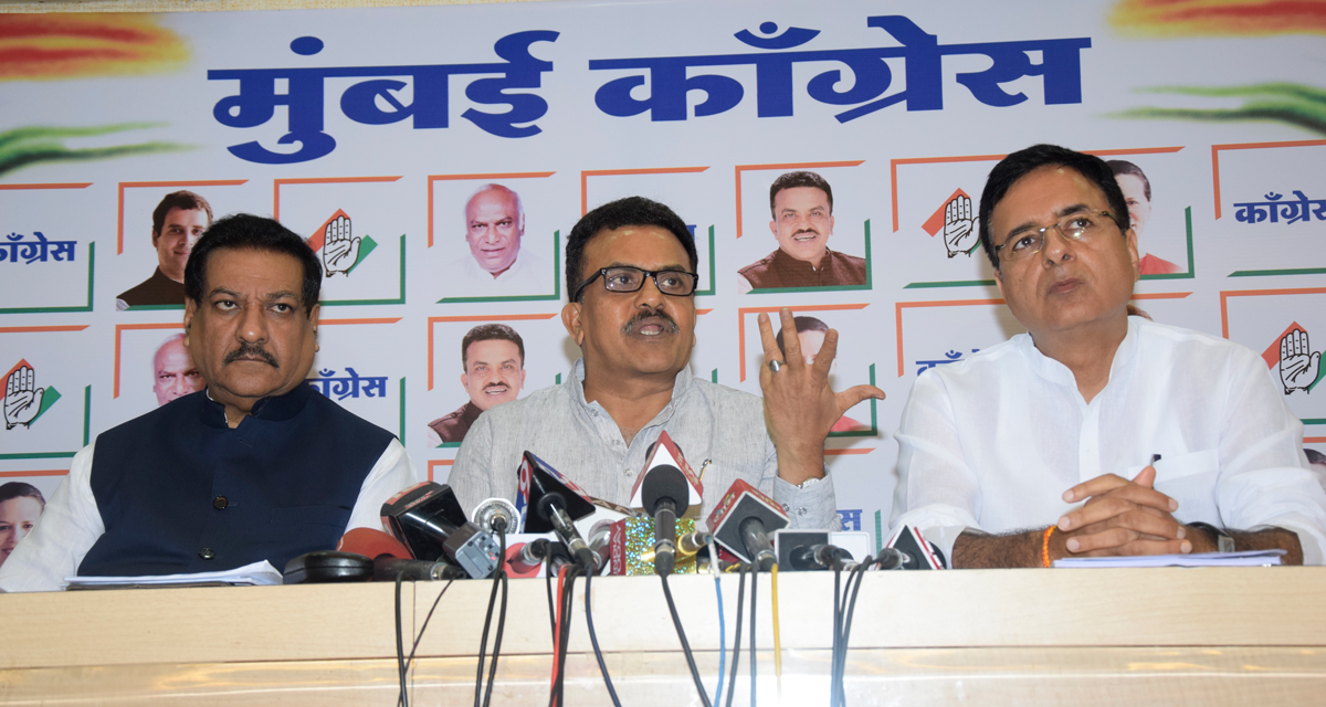 Congress Party Leaders Press Conference at MRCC Rajiv Gandhi Bhavan.