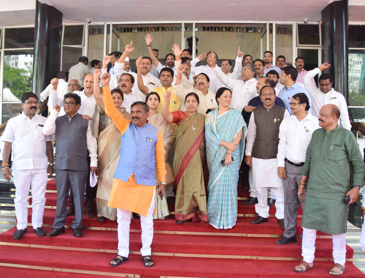 2nd Day Budget Session at Vidhan Bhavan Mumbai.