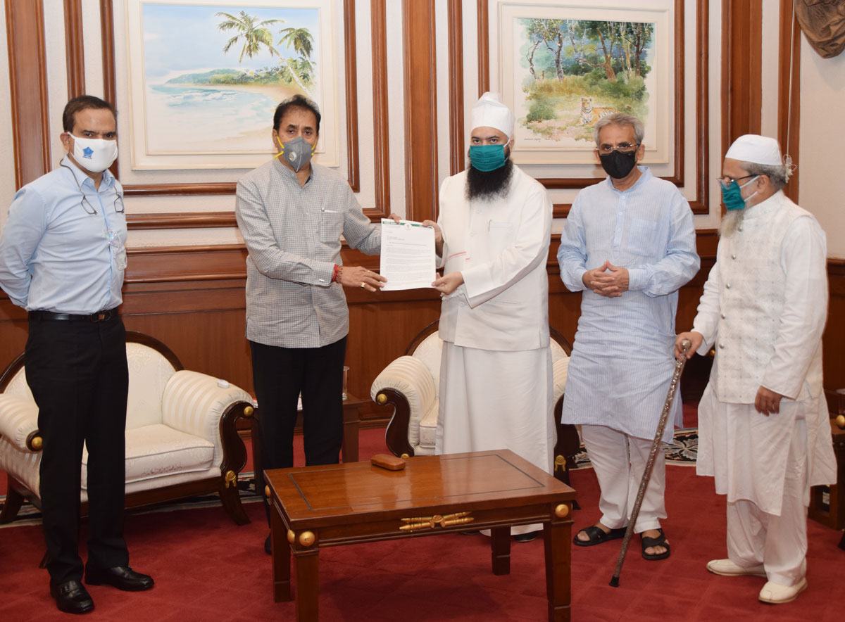 MLA Amin Patel & Maulana Moyin Miya Meets Home Minister Anil Deshmukh.