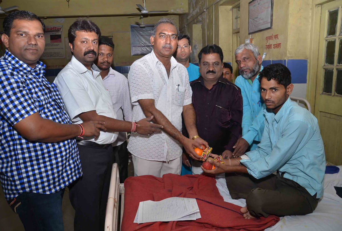 RPI PRESIDENT RAMDAS ATHAWALE BIRTHDAY CELEBRATION AT THANE.