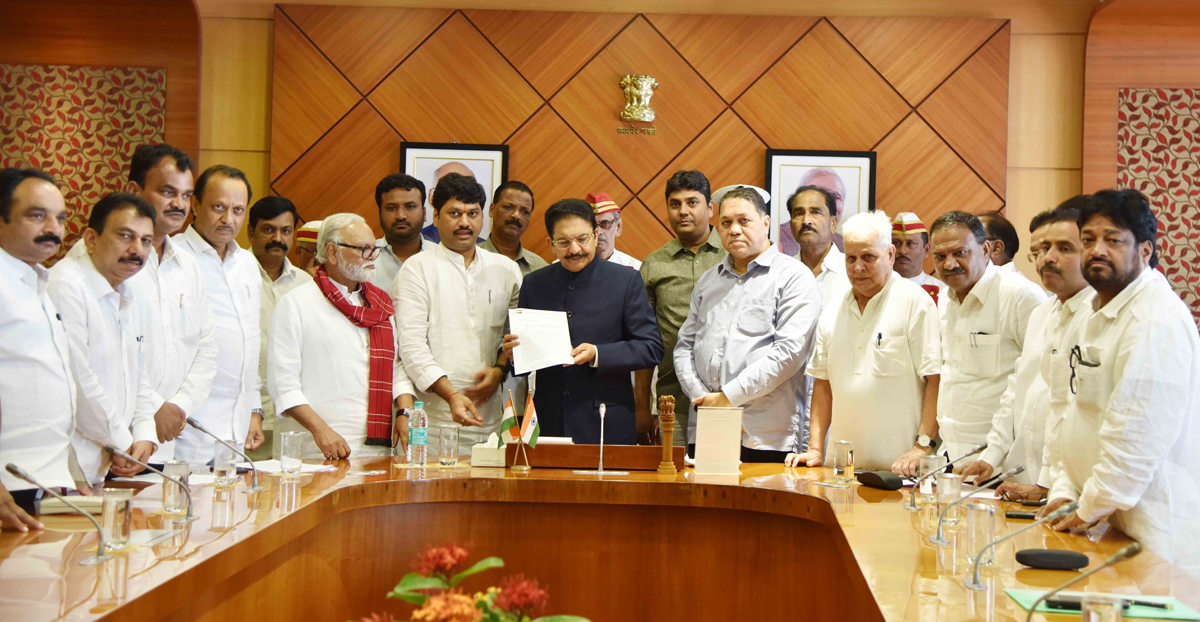 NCP Leaders Delegation Meets Governor at Raj Bhavan on Maratha Aarakshan issue.
