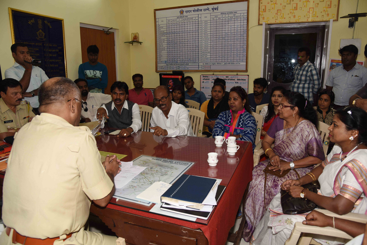 RPI Delegation at Dadar Police Station.