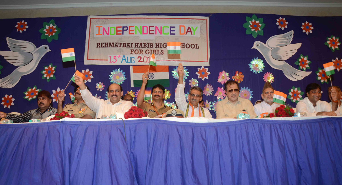 67th INDEPENDENCE DAY CELEBRATED AT REHMATBAI HABIB HIGH SCHOOL FOR GIRLS.