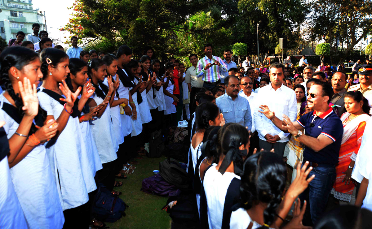 NSUI PROTEST AT KALINA UNIVERSITY.