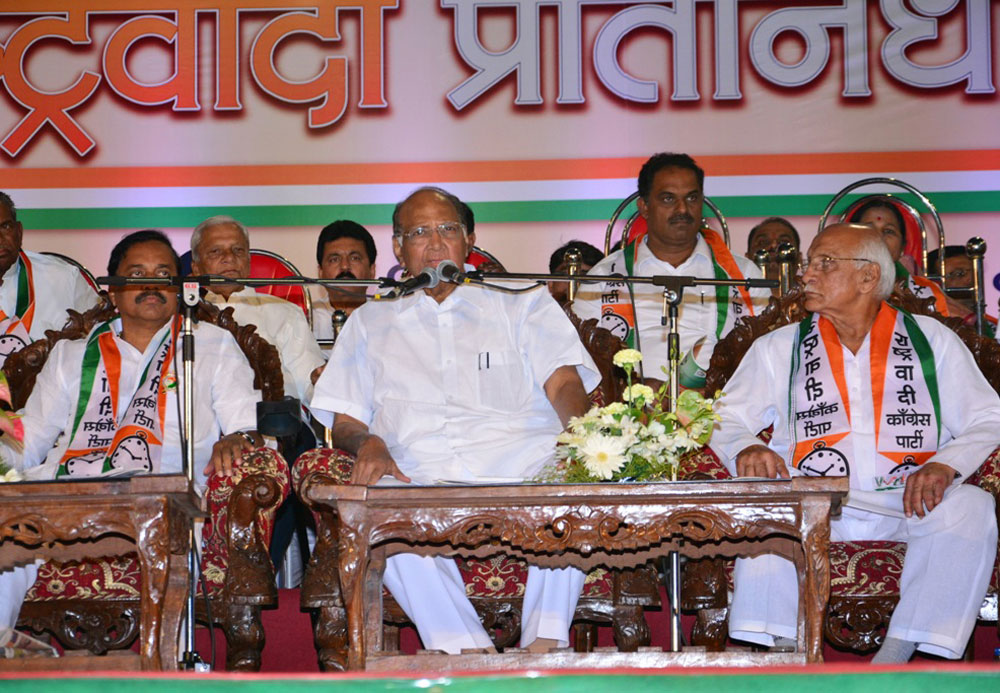 NCP Chief Sharad Pawar at Shiv Chhatrapati Sports Complex at Balewadi Pune.