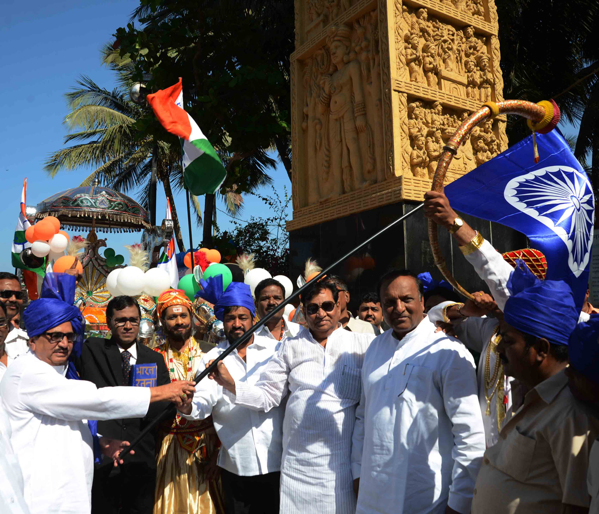 SAMATA SANDESH RALLY BY NCP FROM DADAR CHAITYBHOOMI TO MAHAD.