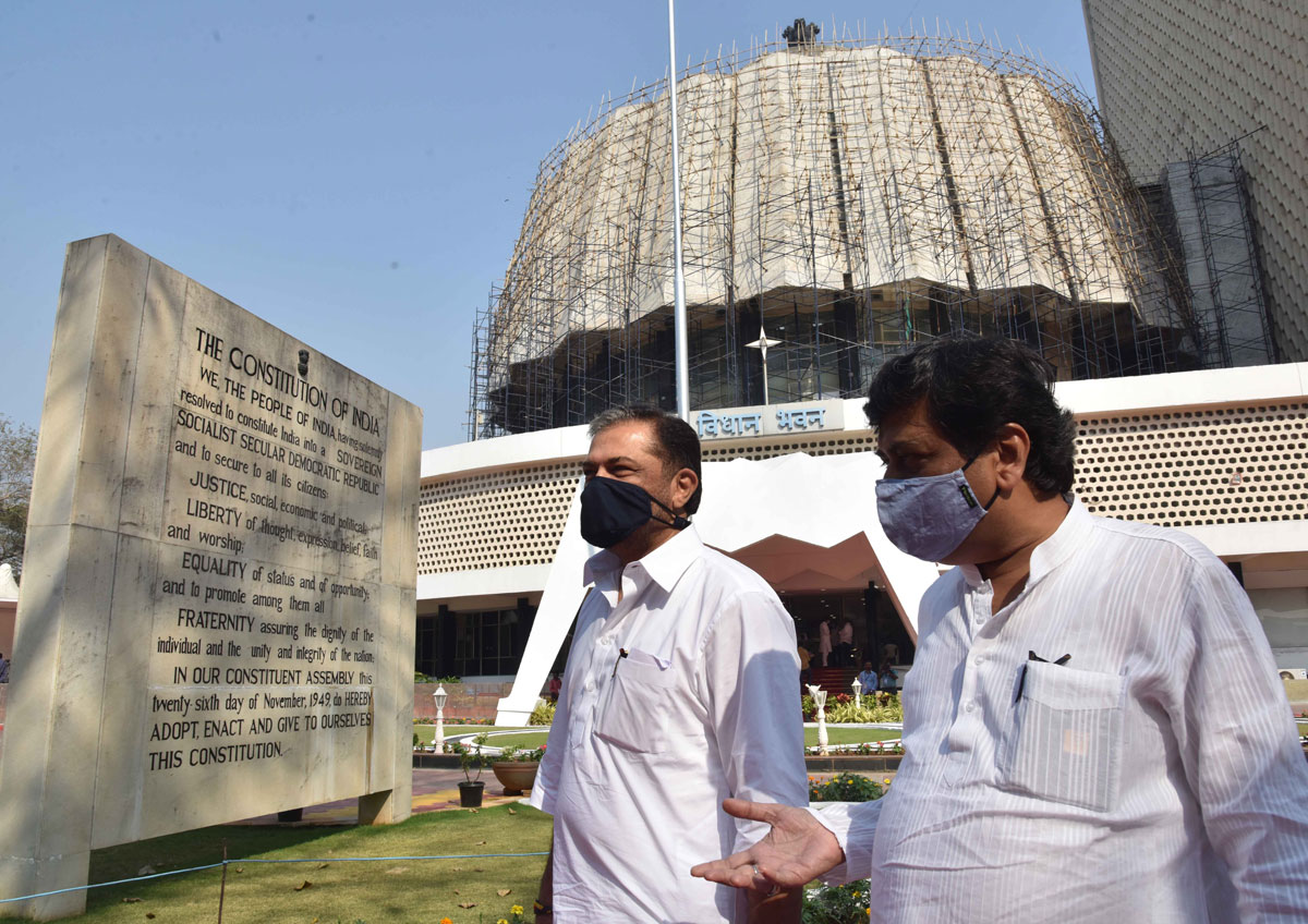5th Day Maharashtra Assembly's Budget Session 2021 at Vidhan Bhavan Mumbai.