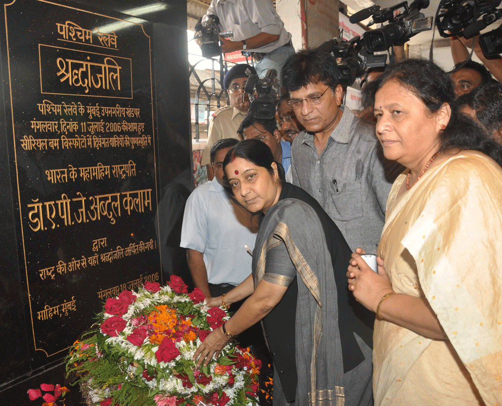 OPPOSITION PARTY LEADER SUSHMA SWARAJ.