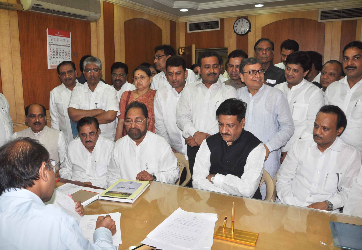 MLC HUSAIN DALVI NOMINATION FROM A RAJYASABHA ELECTION AT VIDHAN BHAVAN.