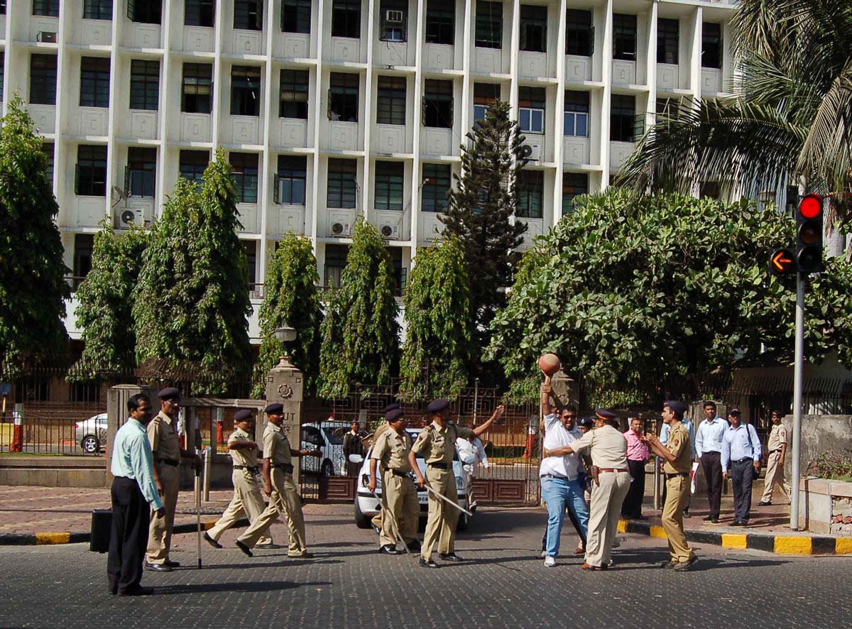 RPI WORKER'S PROTEST AT MANTRALAYA.