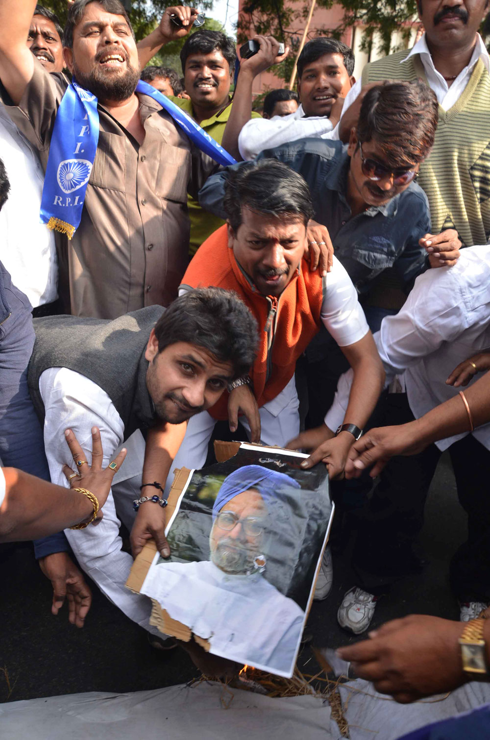RPI PRESIDENT RAMDAS ATHWALE “MAHA MORCHA ON PARLIAMENT NEW DELHI”.