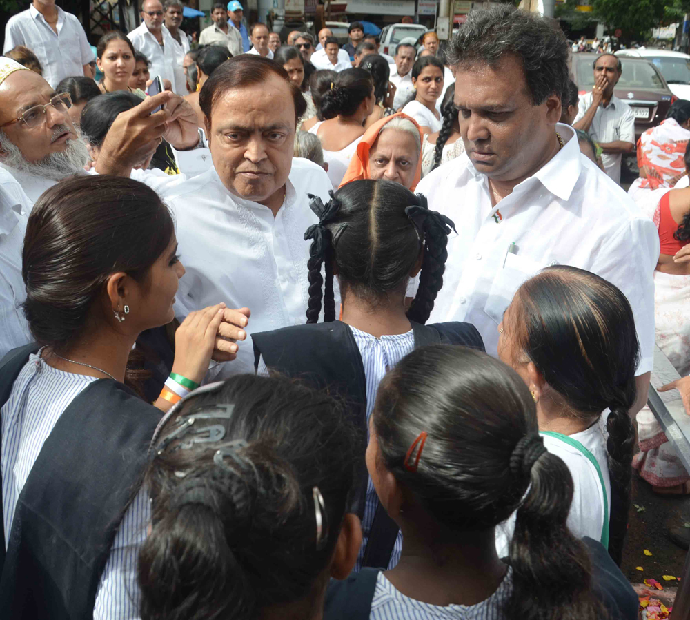 EX.UNION MINISTER & AICC MEMBER MURLI DEORA ON 67TH INDEPENDENCE DAY IN MUMBAI.