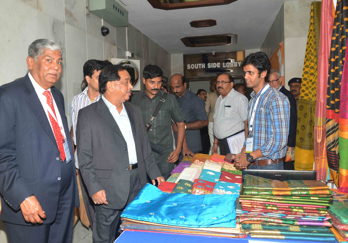 MINISTER NARAYANRAO RANE AT WTC DURING 3RD GES AT WTC.