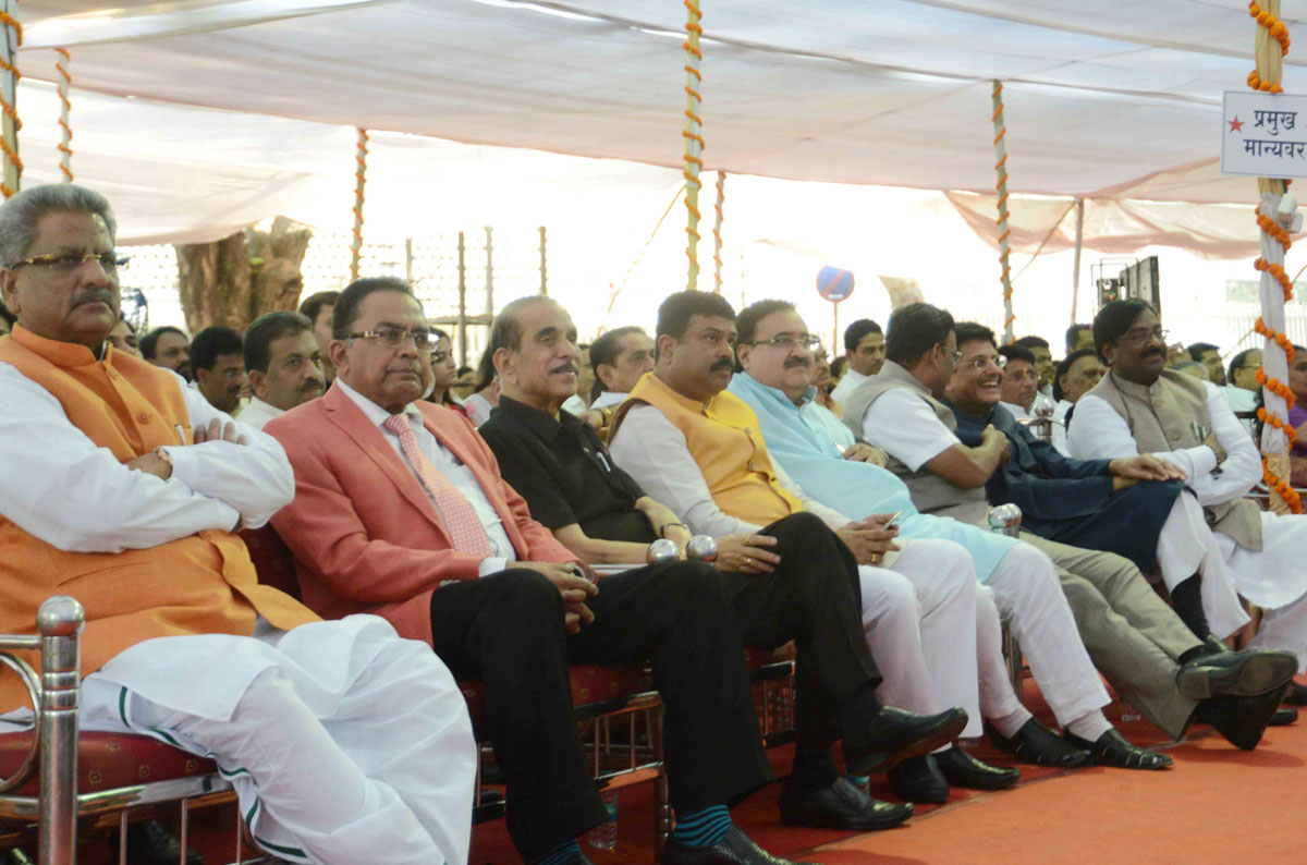 Oath Taking Ceremony of BJP & Shivsena Cabinet Minister's & State Minister's of Maharashtra at Vidhan Bhavan Mumbai.