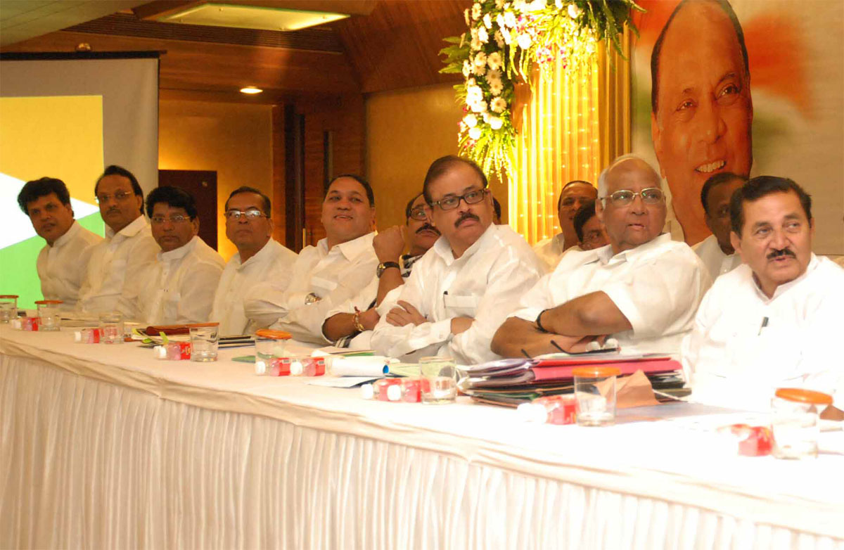 UNION MINISTER & NCP PRESIDENT SHARAD PAWAR  AT MAHILA VIKAS HALL MUMBAI.