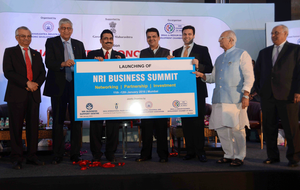 Chief Minister Devendra Fadnavis Inaugurates 10th Foundation Day of MIEDA at Hotel Sahara Star.