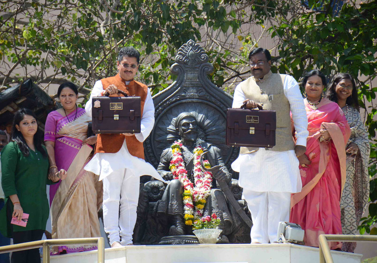 8th Day Budget Session at Vidhan Bhavan in Mumbai.