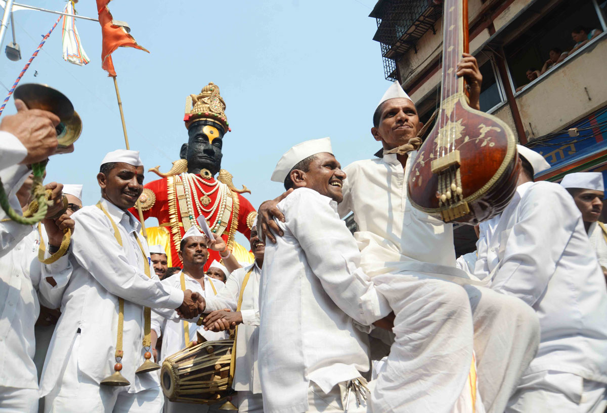 Gudi Padwa Celebration at Girgaon in Mumbai.