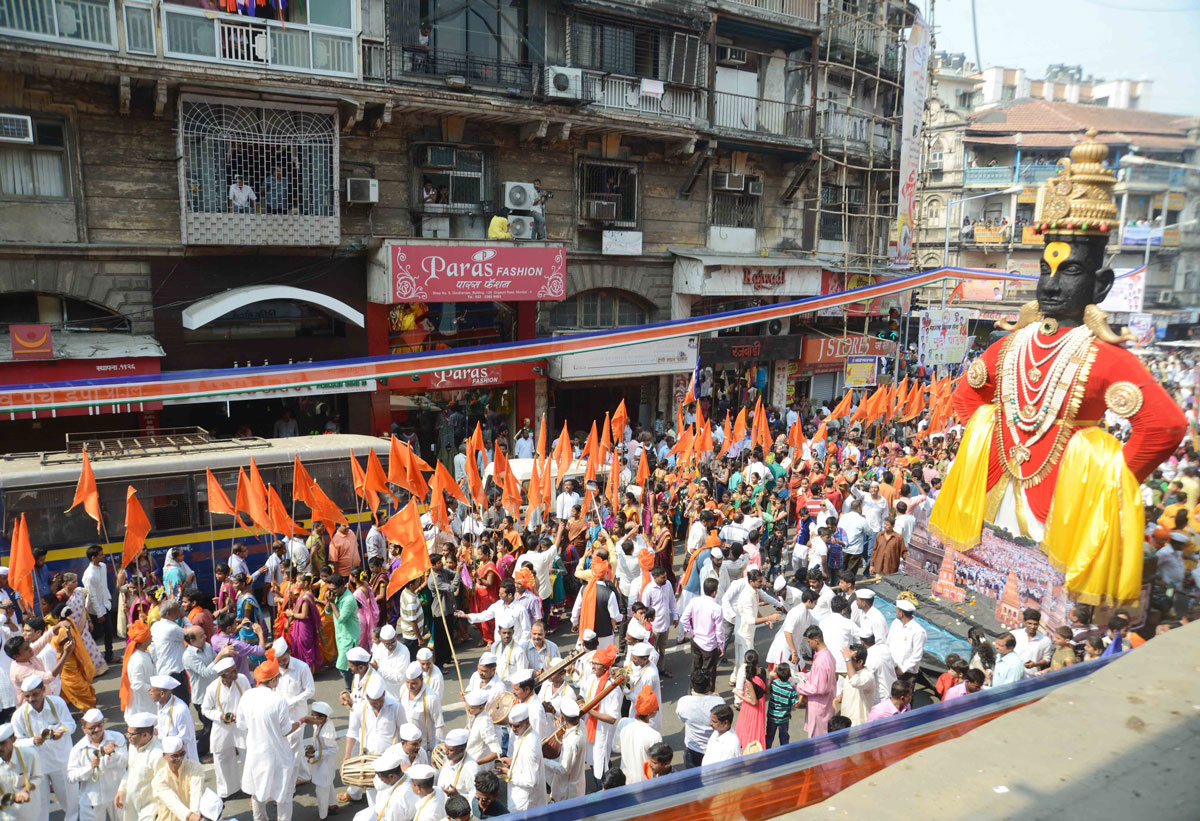 Gudi Padwa Celebration at Girgaon in Mumbai.
