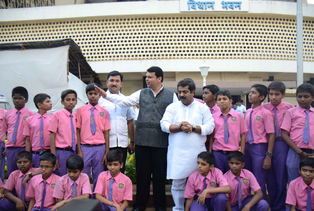 10th Day Budget Session at Vidhan Bhavan in Mumbai.