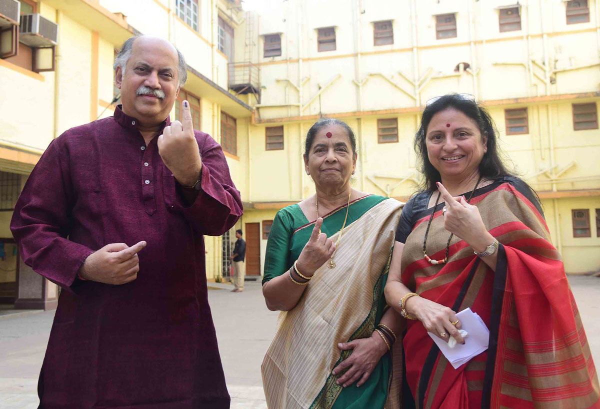 Mumbai Leaders to Cast Vote.