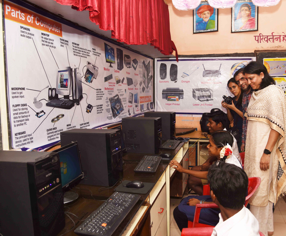 Nargis Dutt Memorial Charitable Trust Ex.MP Priya Dutt in Tribal Village Borichapada Sonavegaon Palghar Dist.