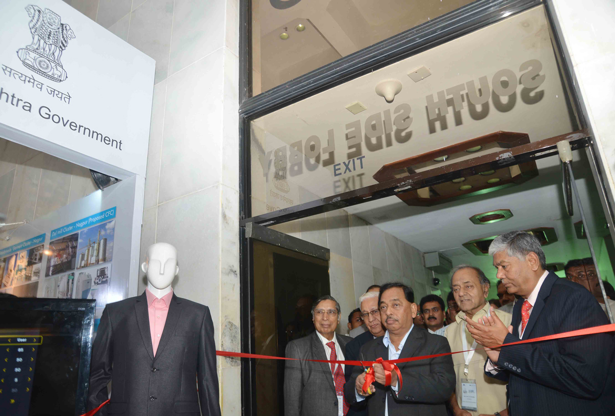 MINISTER NARAYANRAO RANE AT WTC DURING 3RD GES AT WTC.