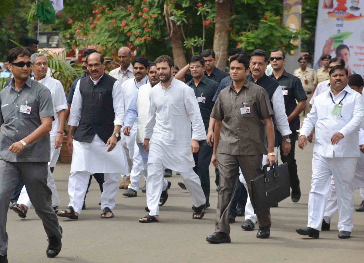 AICC VICE PRESIDENT RAHUL GANDHI AT BALEWADI PUNE.