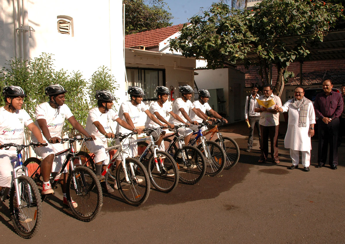 MINISTER CHAGAN BHUJBAL,MP.SAMEER BHUJBAL & MLA.PANKAJ BHUJBAL AT RAMTEK.