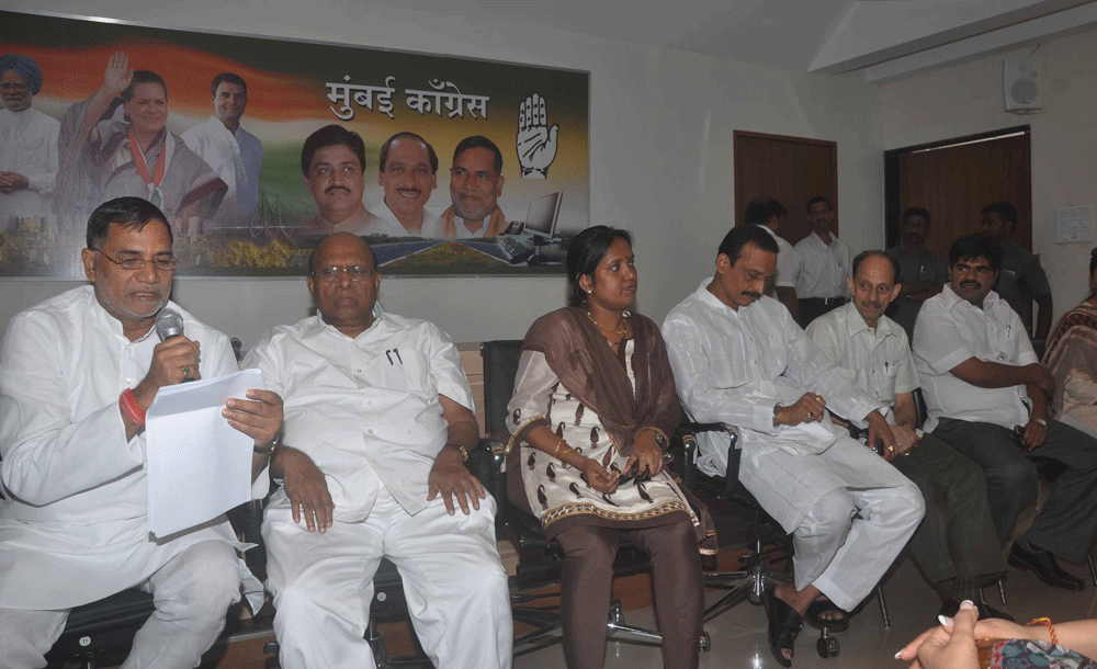 MUMBAI CONGRESS PRESIDENT KRIPA SHANKAR SINGH.