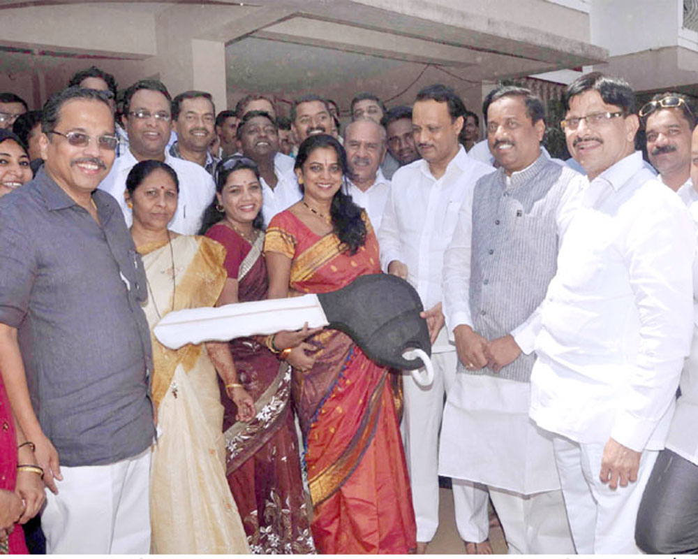 DY. CHIEF MINISTER AJITDADA PAWAR & MIN. SUNIL TATKARE IN RAIGAD DISTRICT.