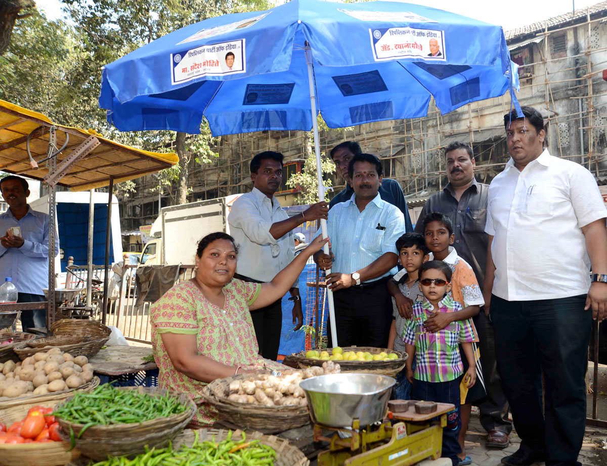 RPI PRESIDENT RAMDAS ATHAWALE BIRTHDAY CELEBRATION IN MUMBAI.