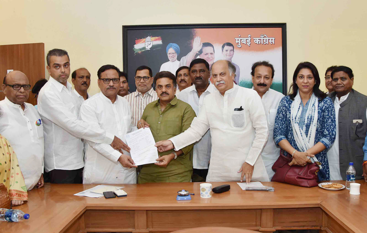 Mumbai Congress Leader at Rajiv Gandhi Bhavan.