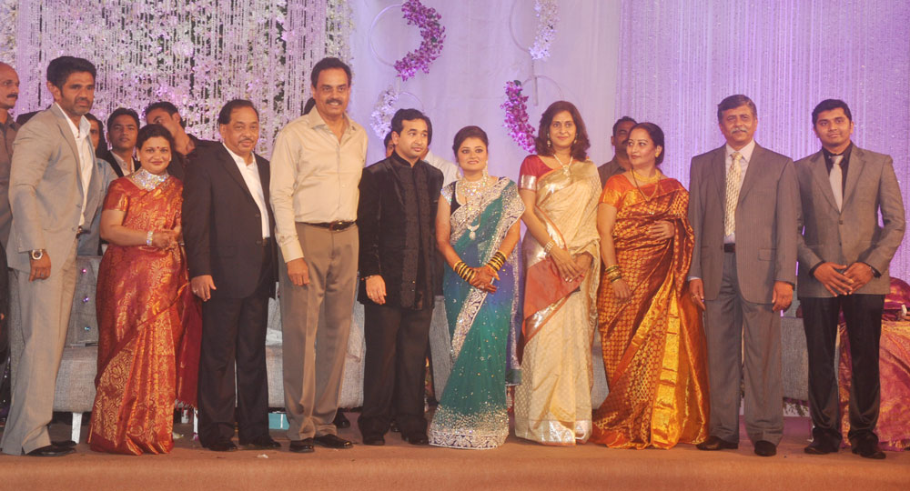RECEPTION CEREMONY OF NITESH & RUTUJA RANE IN MUMBAI.