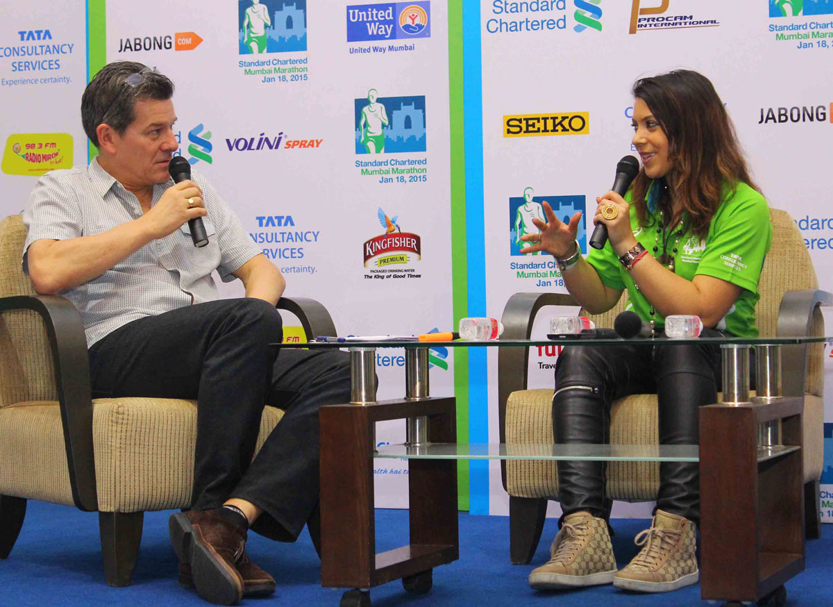 Press Conference of Standard Chartered Marathon at Media Centre.