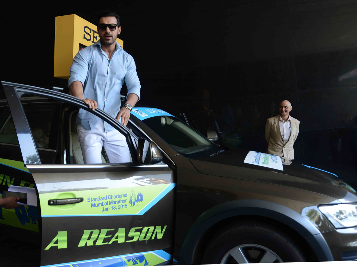 The Standard Chartered Mumbai(SCMM) Marathon Press Conference at Hotel Trident.