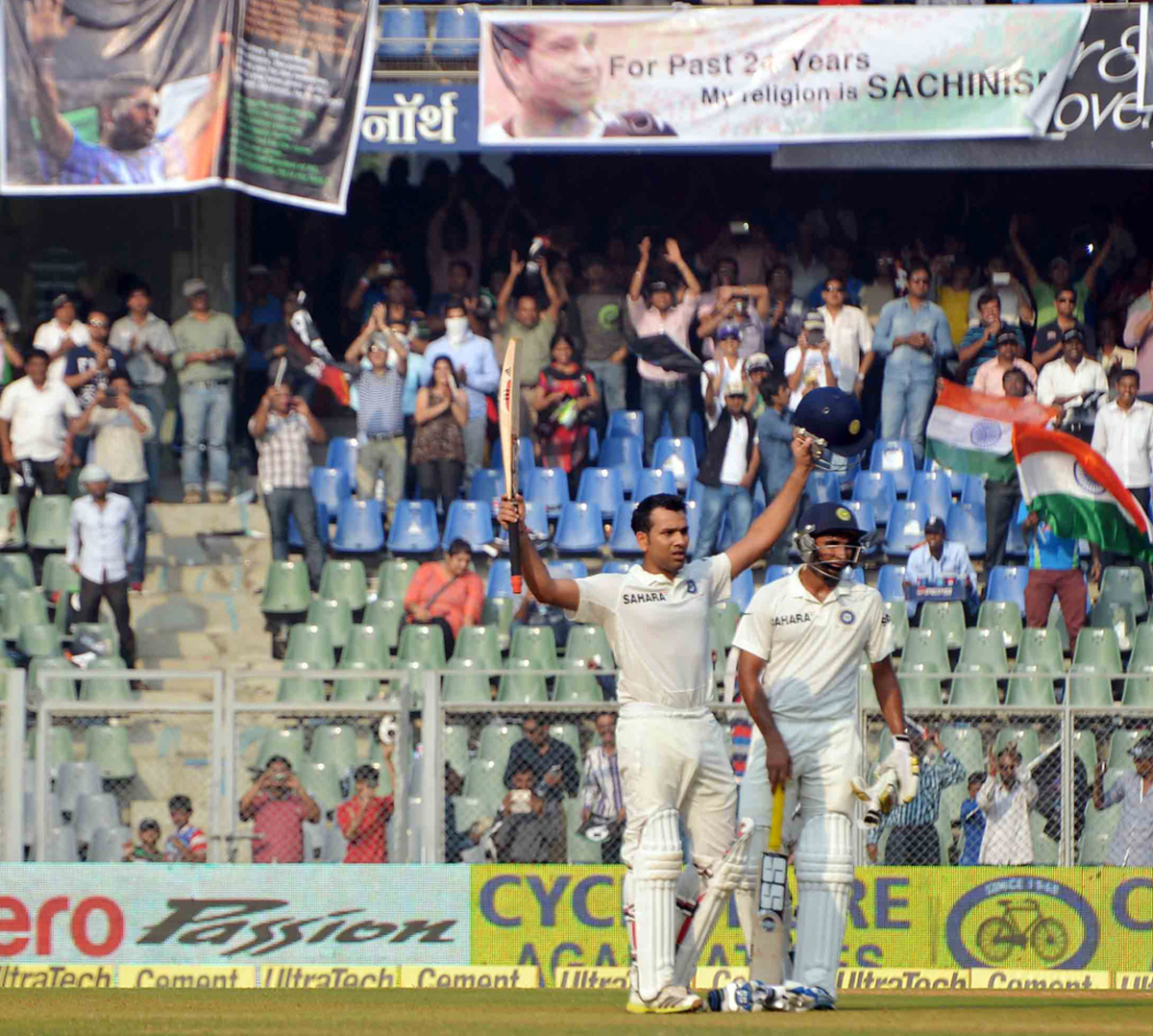 ROHIT SHARMA CENTURY AT WANKHEDE STADIUM IN MUMBAI.