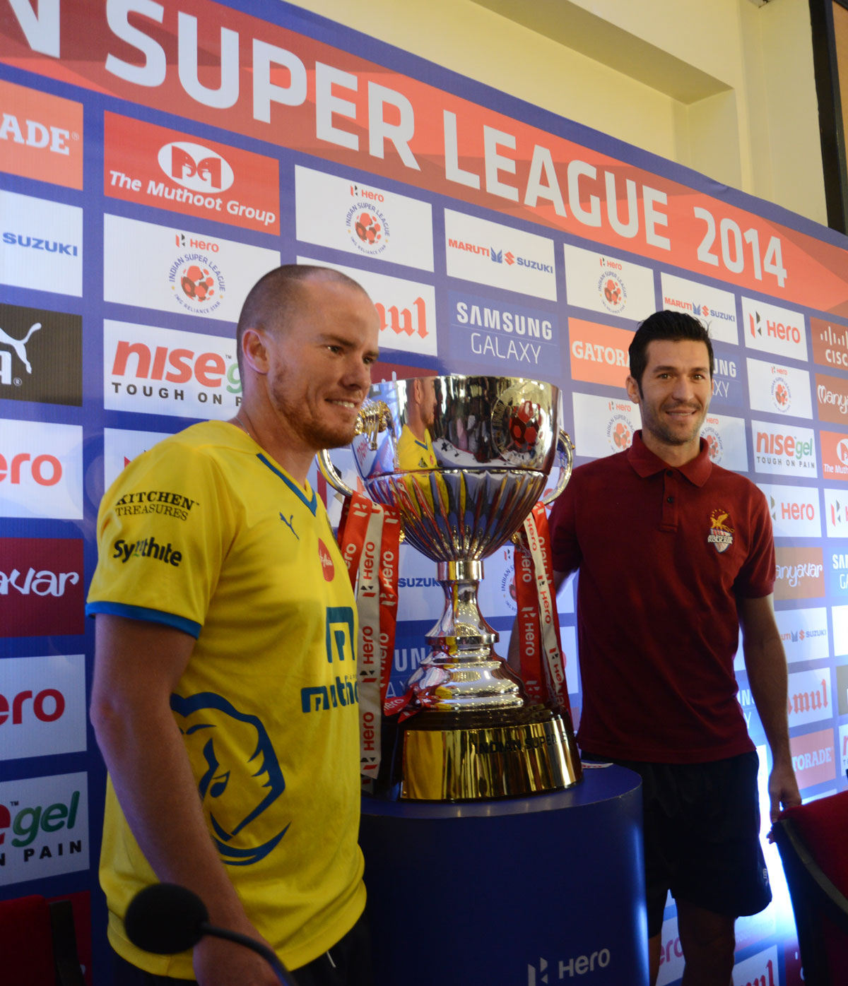 Hero Indian Super League 2014 Press Conference at Hotel Trident.