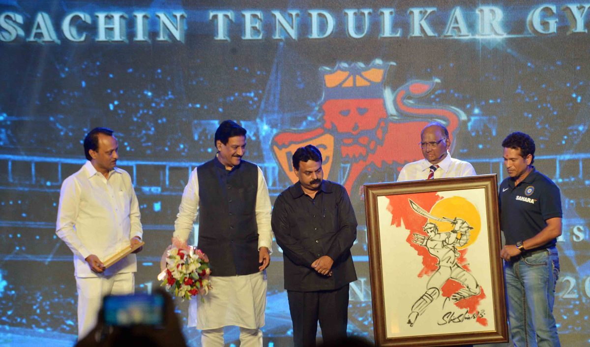 MCA CLUB NAMING CEREMONY BY SACHIN TENDULKAR AT KANDIVALI.